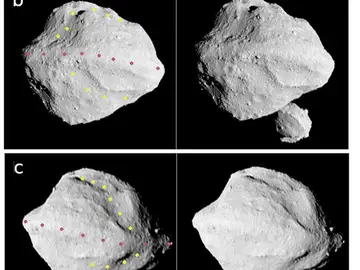 Asteroide Dinkinesh y su satélite Selam Asteroide Dinkinesh y su satélite Selam