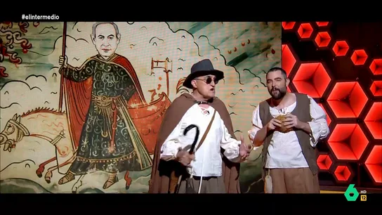 El romance de Wyoming sobre los "grandes combates" de Pedro Sánchez: de la ley de amnistía a la causa contra Begoña Gómez Wyoming vuelve a convertirse en el ciego trovador para contar una nueva entrega de 'Las andanzas de Pedro el Bello', dedicado en este vídeo a las crisis con Milei e Israel, así como a la ley de amnistía o el caso de su mujer Begoña Gómez.