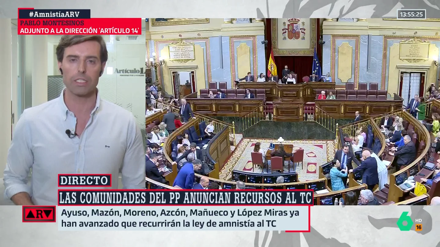 ARV- Montesinos, sobre la actuación de Vox en el Congreso: "El PP ha querido distanciarse de forma clara" ARV- Montesinos, sobre la actuación de Vox en el Congreso: "El PP ha querido distanciarse de forma clara"