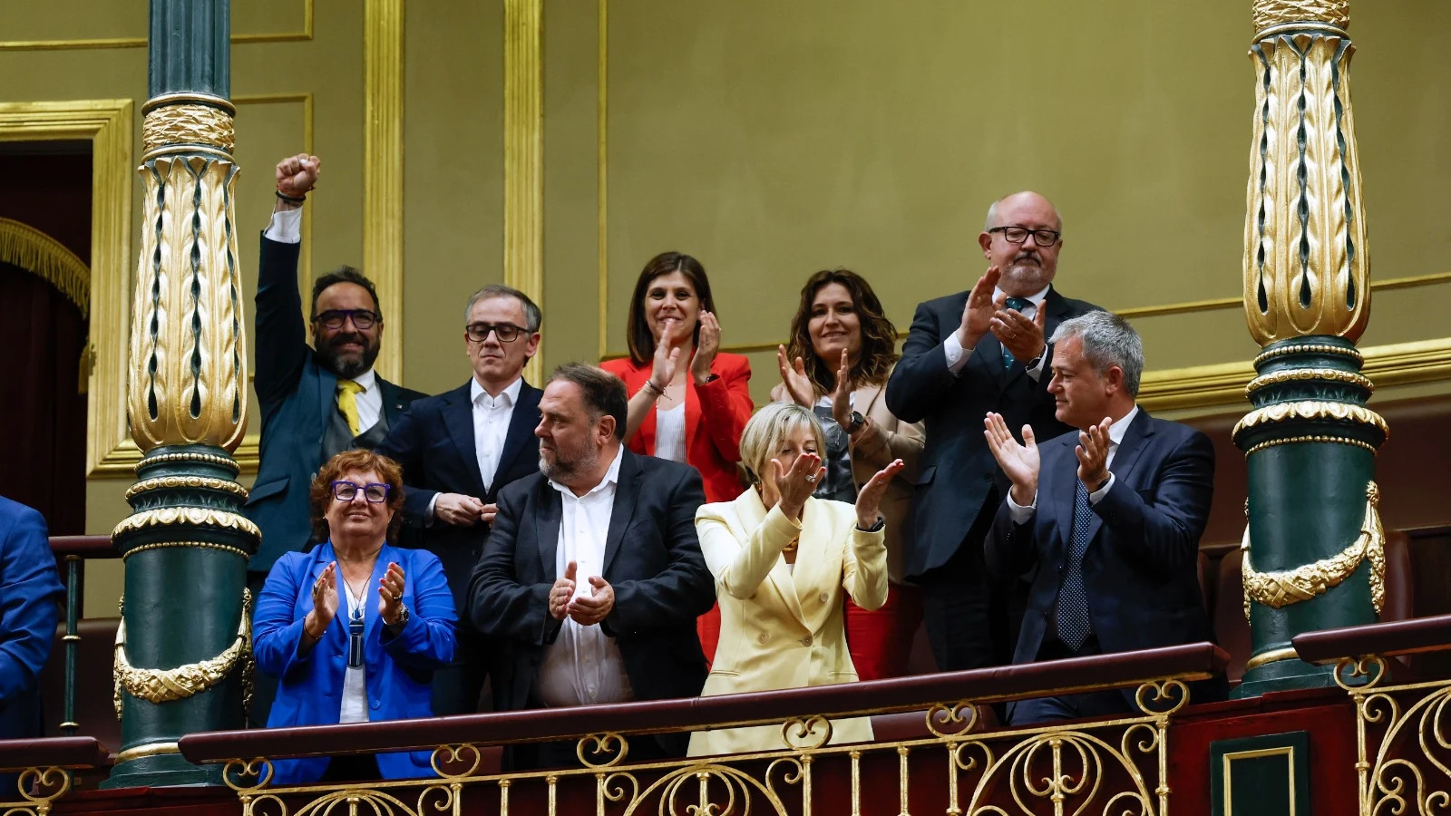 Junqueras celebra la aprobación de la ley de amnistía en el Congreso