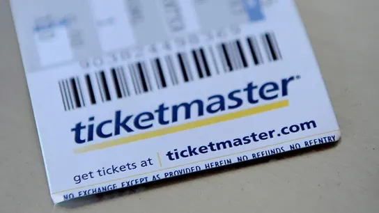 Fotografía de archivo de un tiquet expedio por Ticketmaster, en Los Ángeles Fotografía de archivo de un tiquet expedio por Ticketmaster, en Los Ángeles