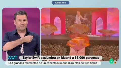Iñaki López ironiza sobre algunos momentos del concierto de Taylor Swift, como sus guiños al español o la entrega de su sombrero a un niño del público, y asegura en este vídeo que otros, como los Beatles o Springsteen, ya lo hicieron.