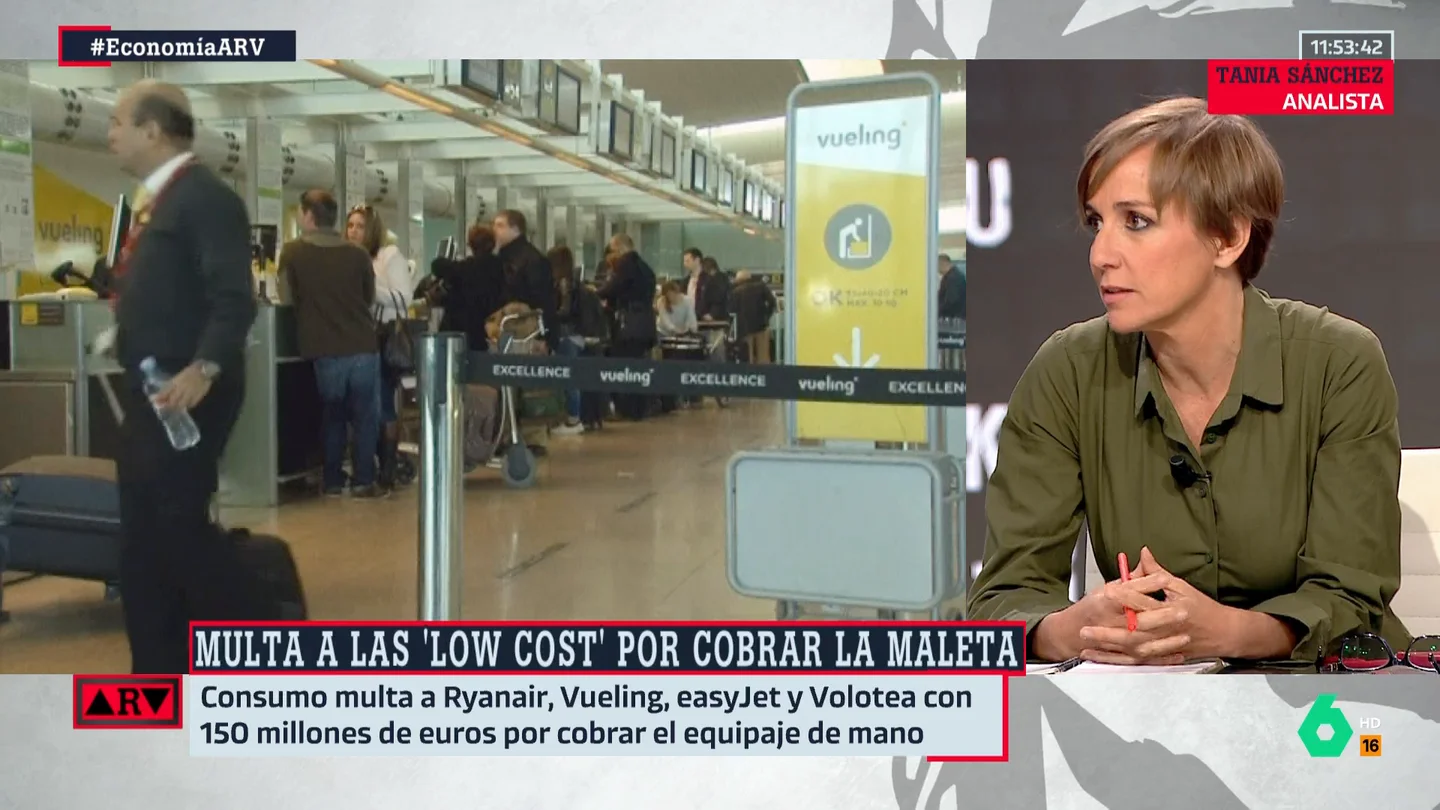 Tania Sánchez sobre las compañías low-cost Tania Sánchez sobre las compañías low-cost