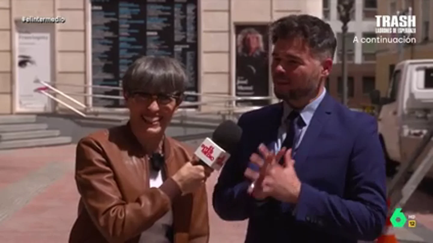 Gabriel Rufián desvela a Thais Villas qué contesta cuando le preguntan por ella: "Es mi mejor rato de la semana" Gabriel Rufián desvela a Thais Villas qué contesta cuando le preguntan por ella: "Es mi mejor rato de la semana"