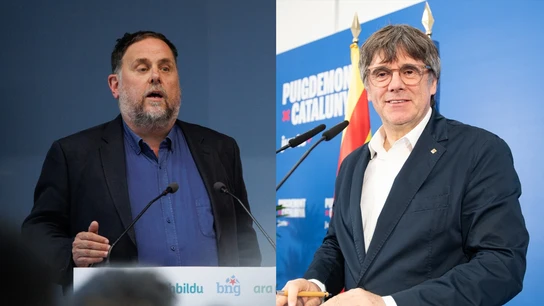 Oriol Junqueras y Carles Puigdemont Oriol Junqueras y Carles Puigdemont