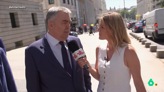 Santos Cerdán, tras el "próxima parada, referéndum" de Rufián: "No estamos a favor y lo conoce toda España" Santos Cerdán, tras el "próxima parada, referéndum" de Rufián: "No estamos a favor y lo conoce toda España"