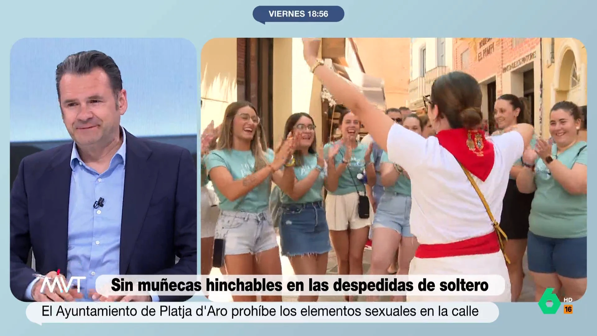 Iñaki López pregunta a Conchi Gil por sus despedidas de soltera