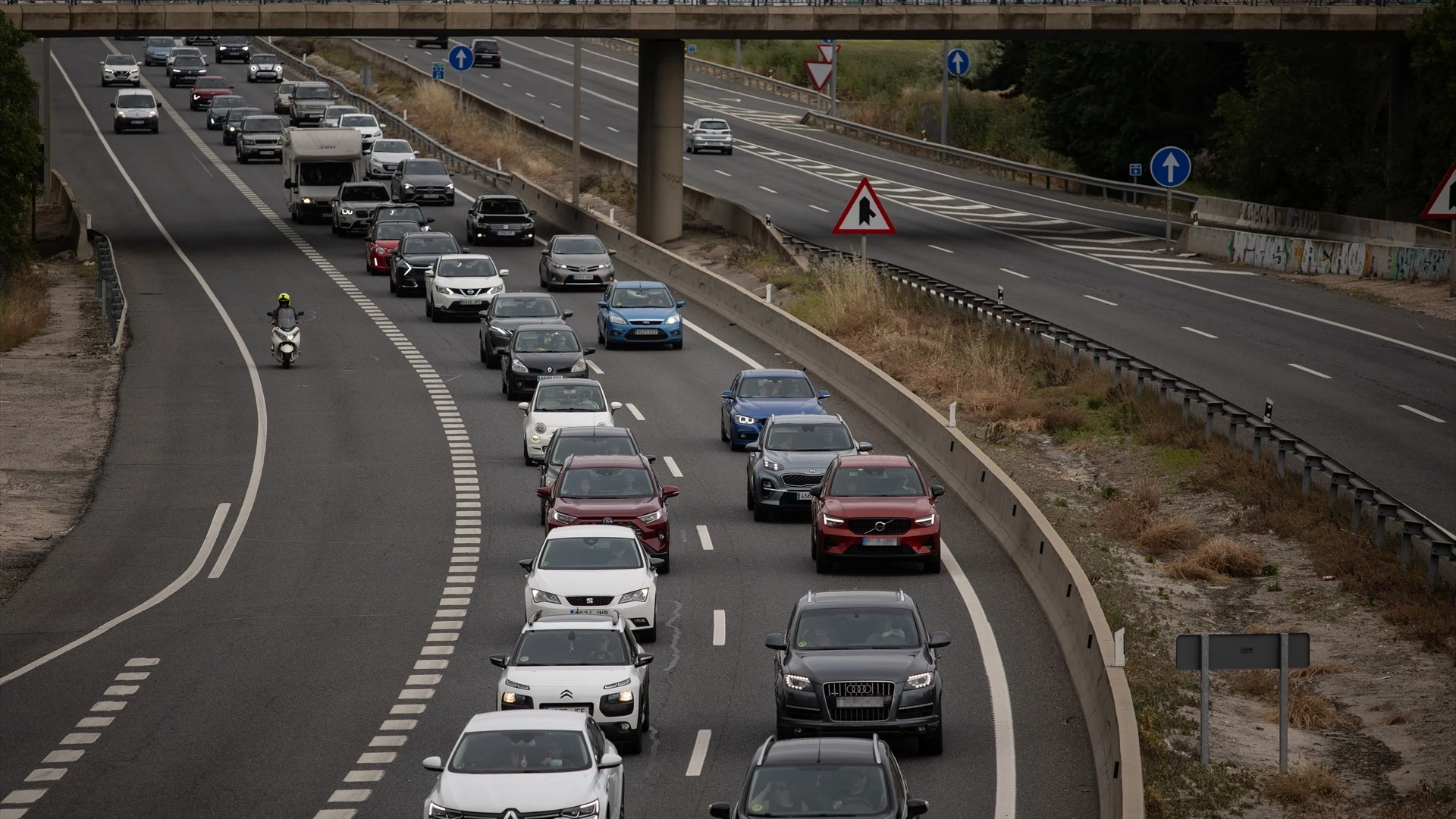 Imagen de una autovía en Madrid