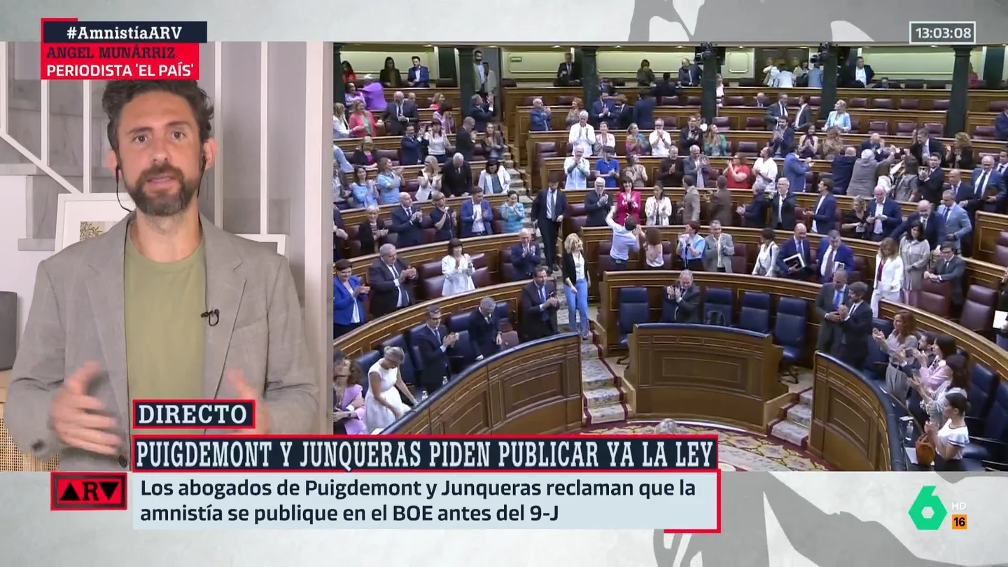 ARV- Ángel Munárriz, sobre la amnistía: "Va a condicionar si hay o no legislatura" ARV- Ángel Munárriz, sobre la amnistía: "Va a condicionar si hay o no legislatura"