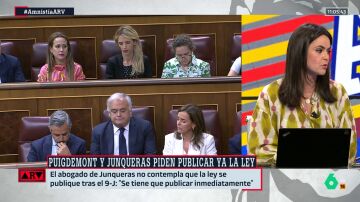 ARV- Ángela Martialay, sobre el retraso de la publicación de la amnistía en el BOE: "Hay intencionalidad política"