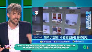 Víctor Algra opina sobre las polémicas máquinas expendedoras de animales: "Es una aberración"