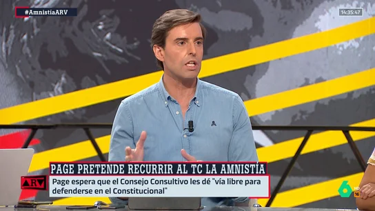 ARV- Pablo Montesinos, tras el anuncio de Page sobre la amnistía: "Es un revés importante para la Moncloa" ARV- Pablo Montesinos, tras el anuncio de Page sobre la amnistía: "Es un revés importante para la Moncloa"