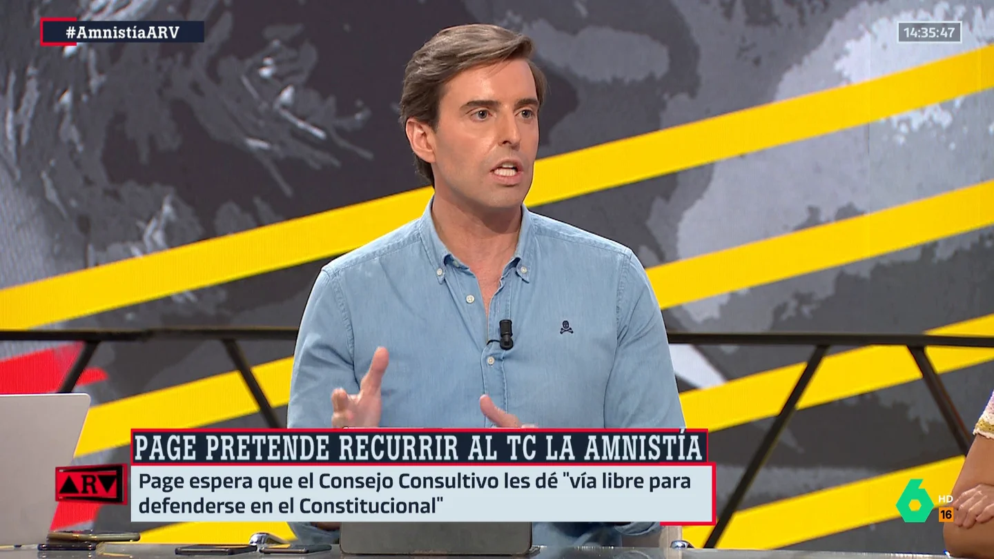 ARV- Pablo Montesinos, tras el anuncio de Page sobre la amnistía: "Es un revés importante para la Moncloa" ARV- Pablo Montesinos, tras el anuncio de Page sobre la amnistía: "Es un revés importante para la Moncloa"
