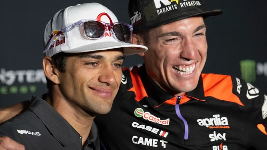 Aleix Espargaró y Jorge Martín Aleix Espargaró y Jorge Martín