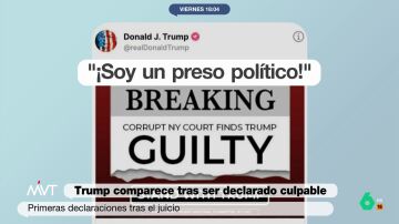 La carcajada de Cristina Pardo al conocer que Donald Trump se considera un "preso político" 