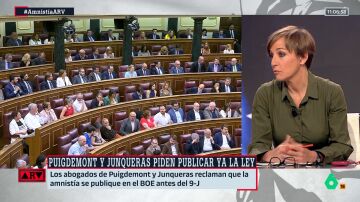 ARV- La reflexión de Tania Sánchez sobre la amnistía: "Es difícil que antes del 10 de junio esté operativa"