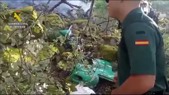 Se estrella una avioneta en San Martín de Valdeiglesias (Madrid) con dos ocupantes a bordo Se estrella una avioneta en San Martín de Valdeiglesias (Madrid) con dos ocupantes a bordo