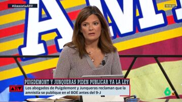 ARV- Pilar Gómez explica por qué al Gobierno "no le conviene" que la amnistía esté publicada en el BOE