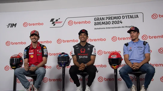 Pecco Bagnaia, Jorge Martín y Marc Márquez Pecco Bagnaia, Jorge Martín y Marc Márquez