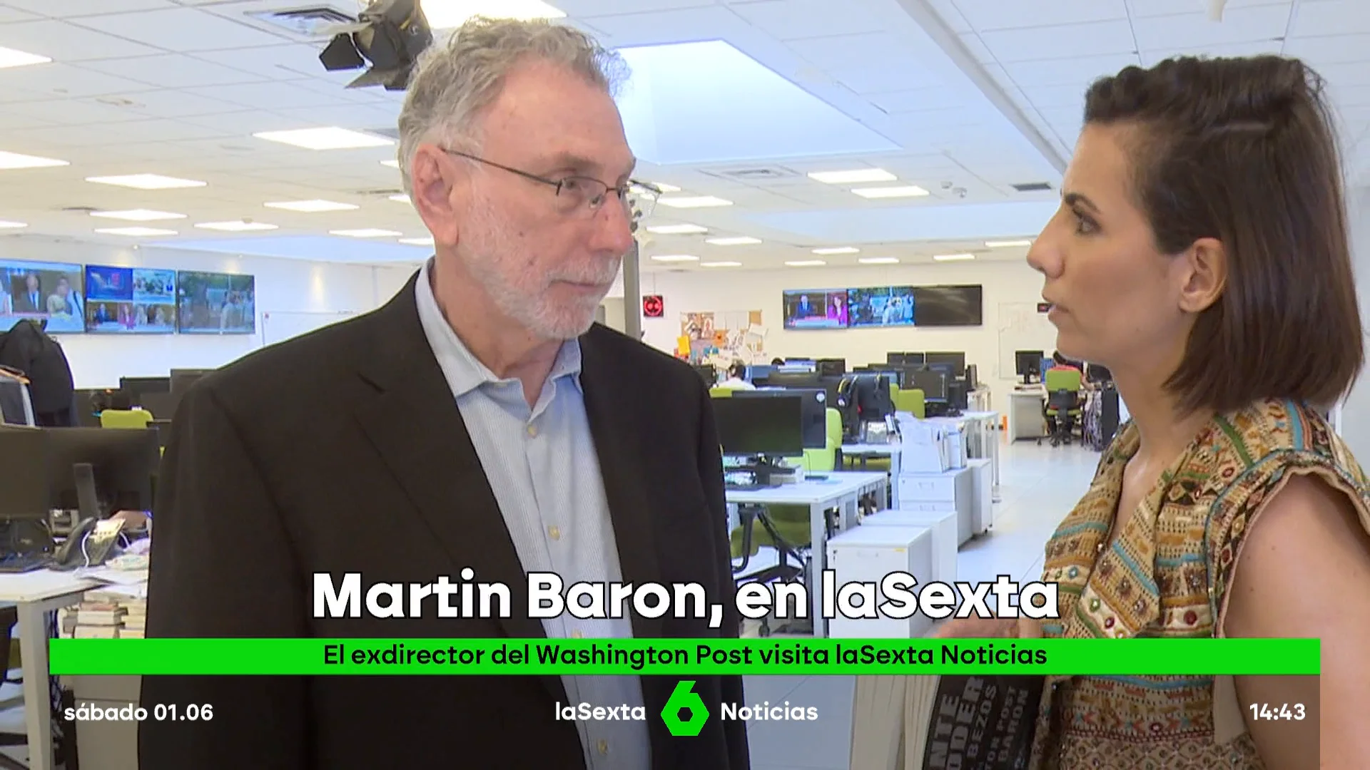 Martin Baron en laSexta Noticias