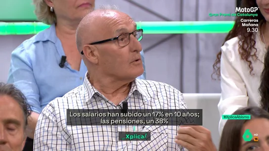 XPLICA Un pensionista, sobre la situación de los jóvenes: "Todo ha subido mucho, mi hijo no puede ahorrar" XPLICA Un pensionista, sobre la situación de los jóvenes: "Todo ha subido mucho, mi hijo no puede ahorrar"