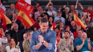 El presidente del Gobierno y líder del PSOE, Pedro Sánchez, en un acto en Valladolid