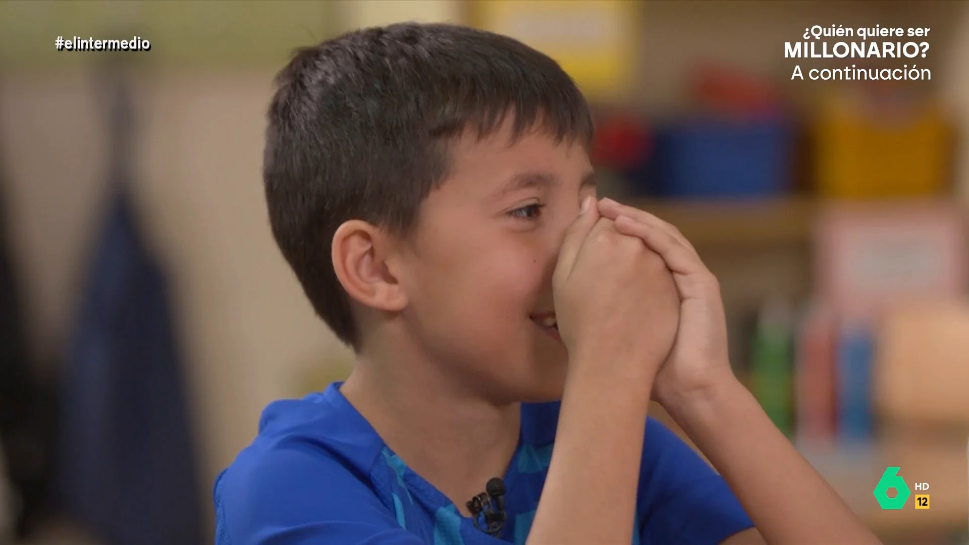 Un niño hace a Thais Villas el teatrillo para engañar a su madre y no ir al colegio: "Ah, me duele mucho la cabeza"