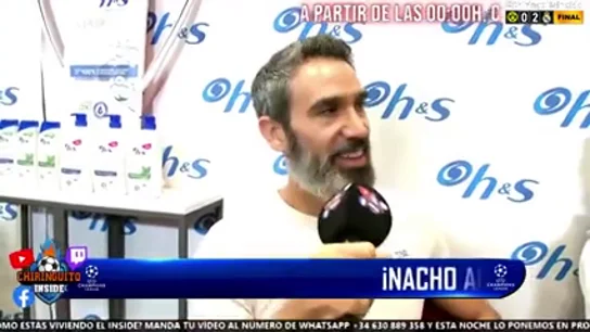 Fernando Sanz, en 'El Chiringuito' Fernando Sanz, en 'El Chiringuito'