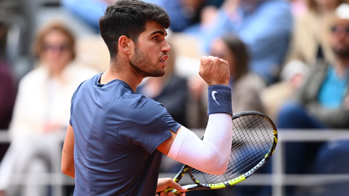 Carlos Alcaraz en Roland Garros