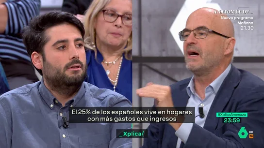 El tenso debate entre un joven y Díaz-Giménez sobre asumir responsabilidades El tenso debate entre un joven y Díaz-Giménez sobre asumir responsabilidades