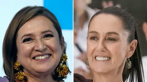 Xóchitl Gálvez y Claudia Sheinbaum, candidatas a la presidencia de México