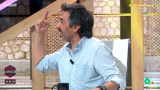 LA ROCA_Juan Del Val, ante la pregunta sobre f&uacute;tbol de Nuria Roca: "No puedo estar en una mesa con tanta ignorancia"