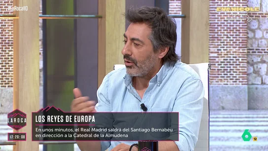 LA ROCA_La crítica de Juan del Val a la seguridad de Wembley tras colarse unos espontáneos en la final de Champions LA ROCA_La crítica de Juan del Val a la seguridad de Wembley tras colarse unos espontáneos en la final de Champions