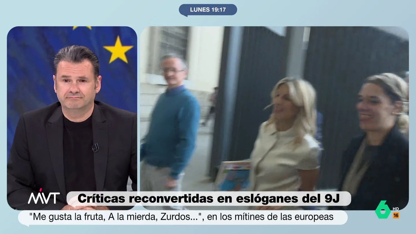 Iñaki López, a Feijóo tras criticar el "a la mierda" de Yolanda Díaz "Yo rebobinaría hasta el día de la fruta y todo lo que ha venido después lo eliminaría", afirma por su parte Cristina Pardo en este vídeo donde Más Vale Tarde valora el estado de la política española tras la polémica protagonizada por Yolanda Díaz.