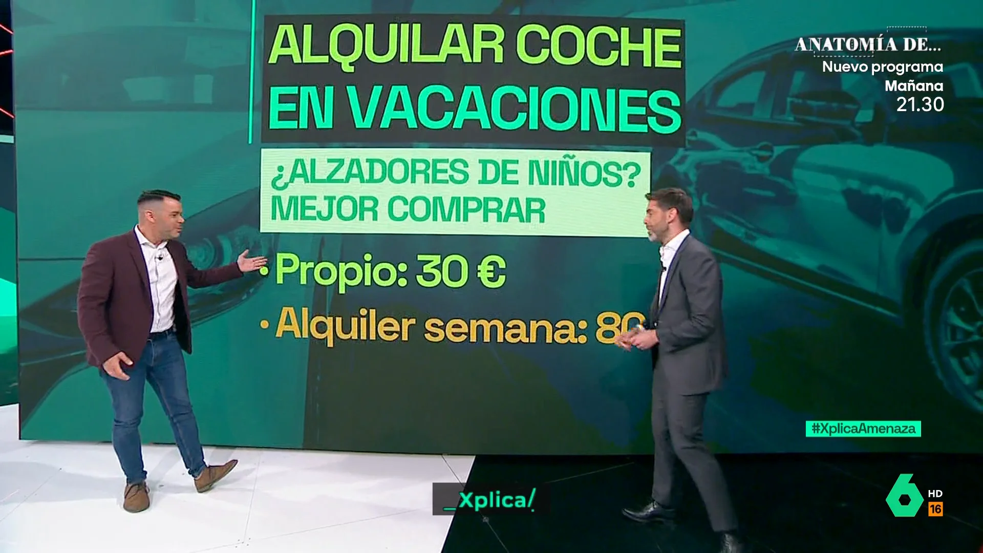 Camarero explica en qué fijarse para alquilar un coche en vacaciones