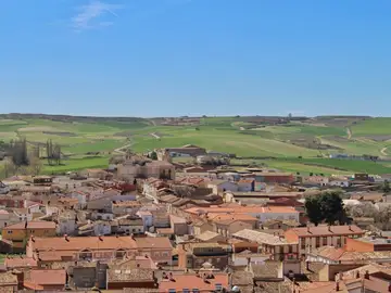 Panorámica de Baltanás desde las bodegas Panorámica de Baltanás desde las bodegas