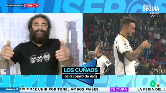 El Sevilla felicita al "Madrid de los cuñaos": "Ya no es una copa más, 15 son una borrachera" El Sevilla felicita al "Madrid de los cuñaos": "Ya no es una copa más, 15 son una borrachera"