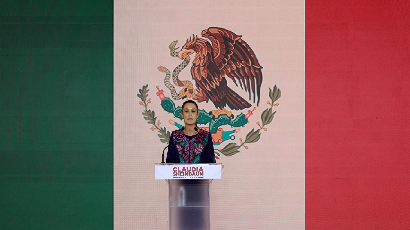 La candidata oficialista a la presidencia de México, Claudia Sheinbaum, habla durante una rueda de prensa en Ciudad de México (México) La candidata oficialista a la presidencia de México, Claudia Sheinbaum, habla durante una rueda de prensa en Ciudad de México (México)