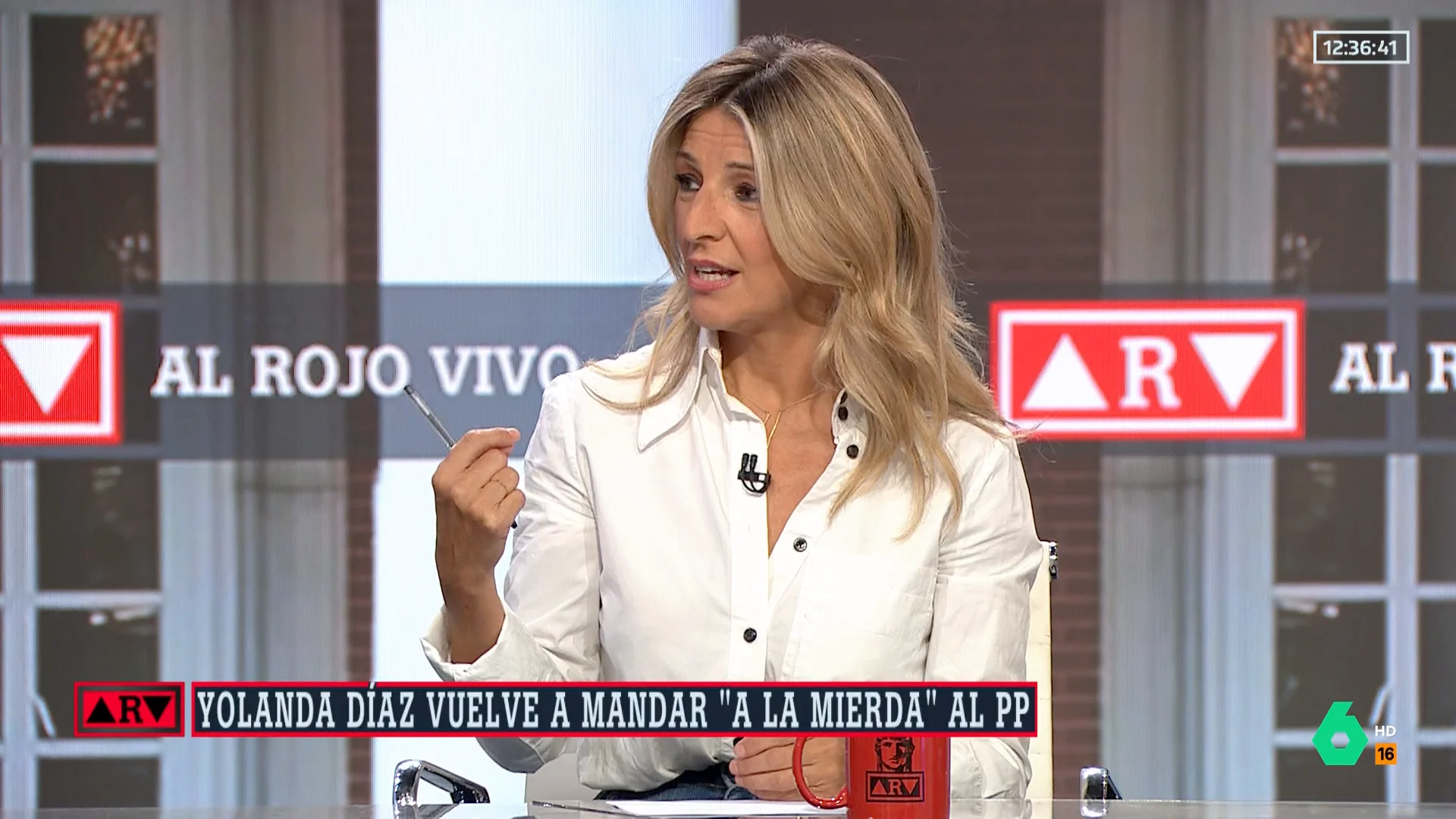 Yolanda Díaz explica su "a la mierda": "Feijóo miente, jamás voy a insultar al PP. Fue una expresión de 'ya está bien'"