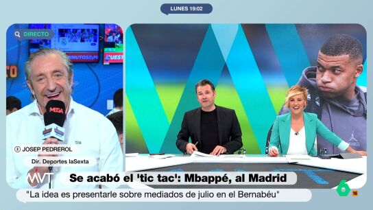 Josep Pedreron analiza en M&aacute;s Vale Tarde el fichaje de Kilian Mbapp&eacute; por el Real Madrid y, en este v&iacute;deo, despida la conexi&oacute;n con su m&iacute;tico, y &uacute;ltimo "Tic, Tac" antes del fichaje del futbolista franc&eacute;s por el club blanco.