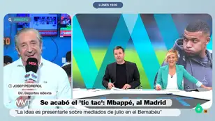 El último &quot;Tic, Tac&quot; de Josep Pedrerol antes del fichaje de Mbappé por el Real Madrid