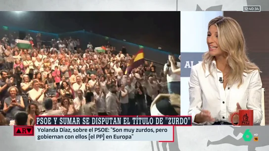 ARV- Yolanda Díaz, muy crítica con el PSOE: "La economía española no va como un cohete" ARV- Yolanda Díaz, muy crítica con el PSOE: "La economía española no va como un cohete"