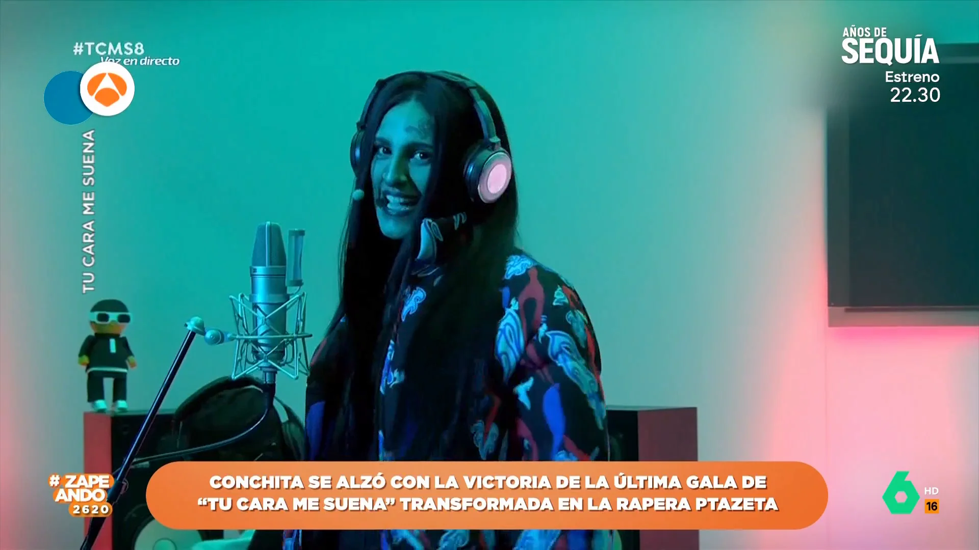 La espectacular actuación de Conchita como Ptazeta en su sesión con Bizarrap