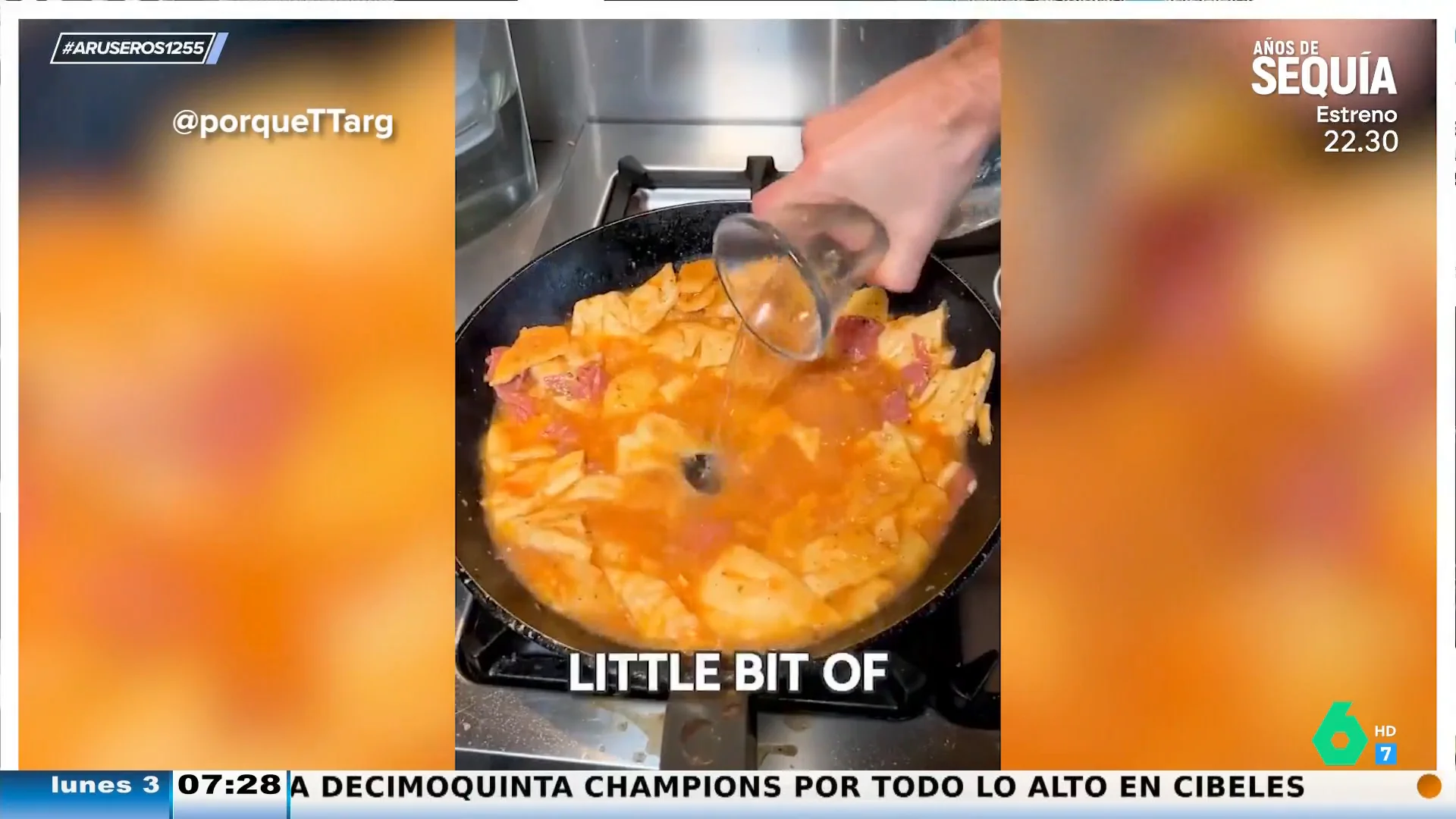 No apto para italianos: sube a TikTok un vídeo cocinando un puré de pizza y piña