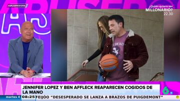 Alfonso Arús analiza el nuevo reencuentro viral entre Jennifer Lopez y Ben Affleck: "Es un cariño de abuela"
