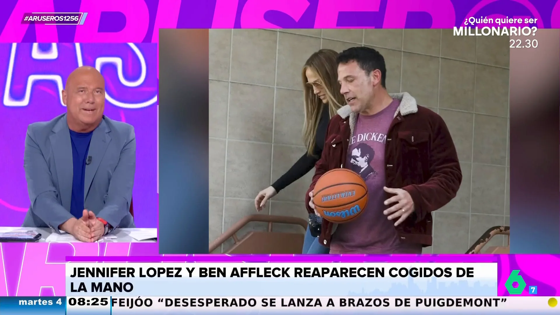 Alfonso Arús analiza el nuevo reencuentro viral entre Jennifer Lopez y Ben Affleck: "Es un cariño de abuela"