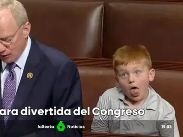 El hijo de un congresista troleando a su padre
