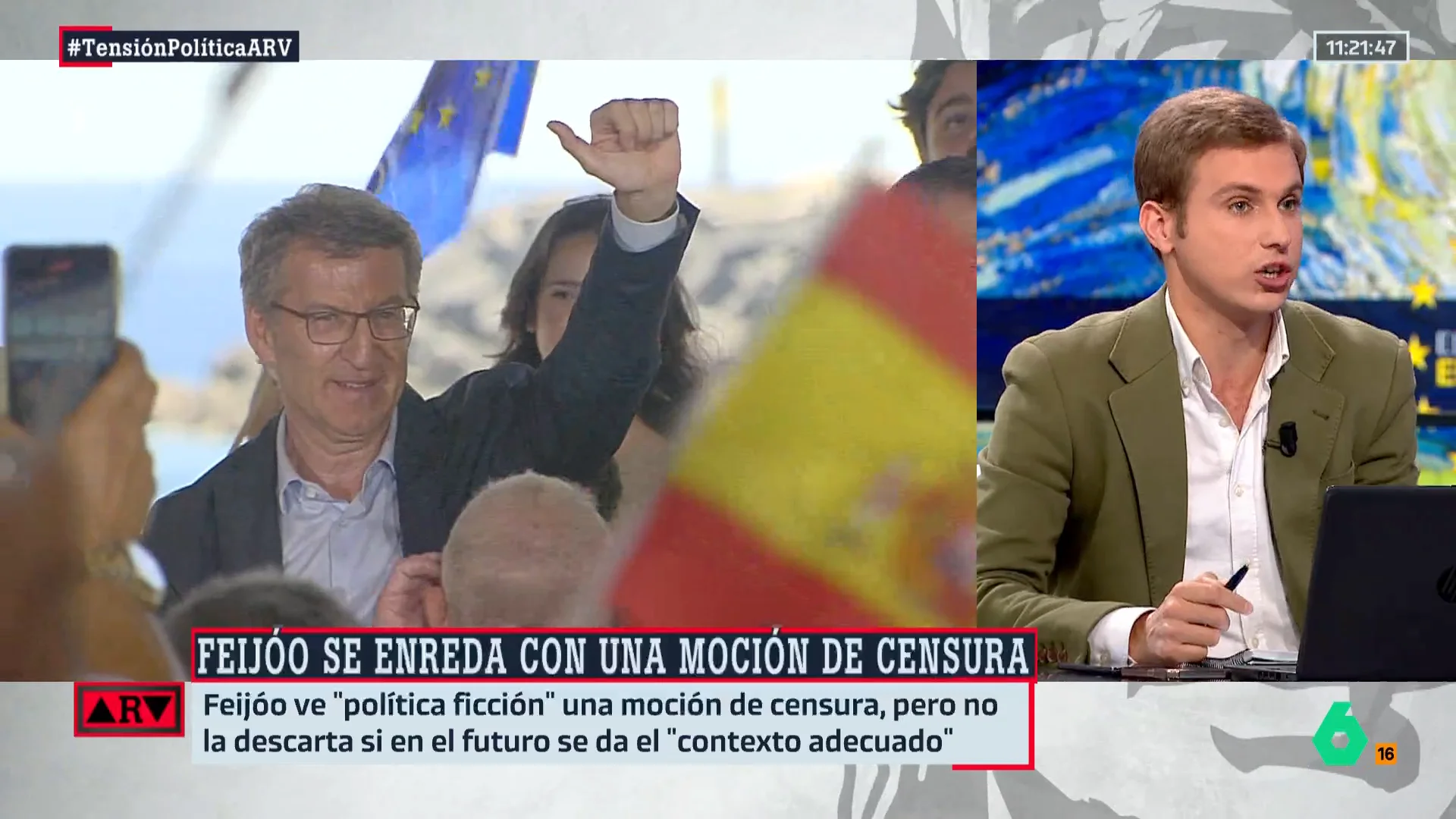 ARV- Pepe Luiz Vázquez, sobre Feijóo: "Tiene un defecto de forma y es que a veces divaga" ARV- Pepe Luiz Vázquez, sobre Feijóo: "Tiene un defecto de forma y es que a veces divaga"