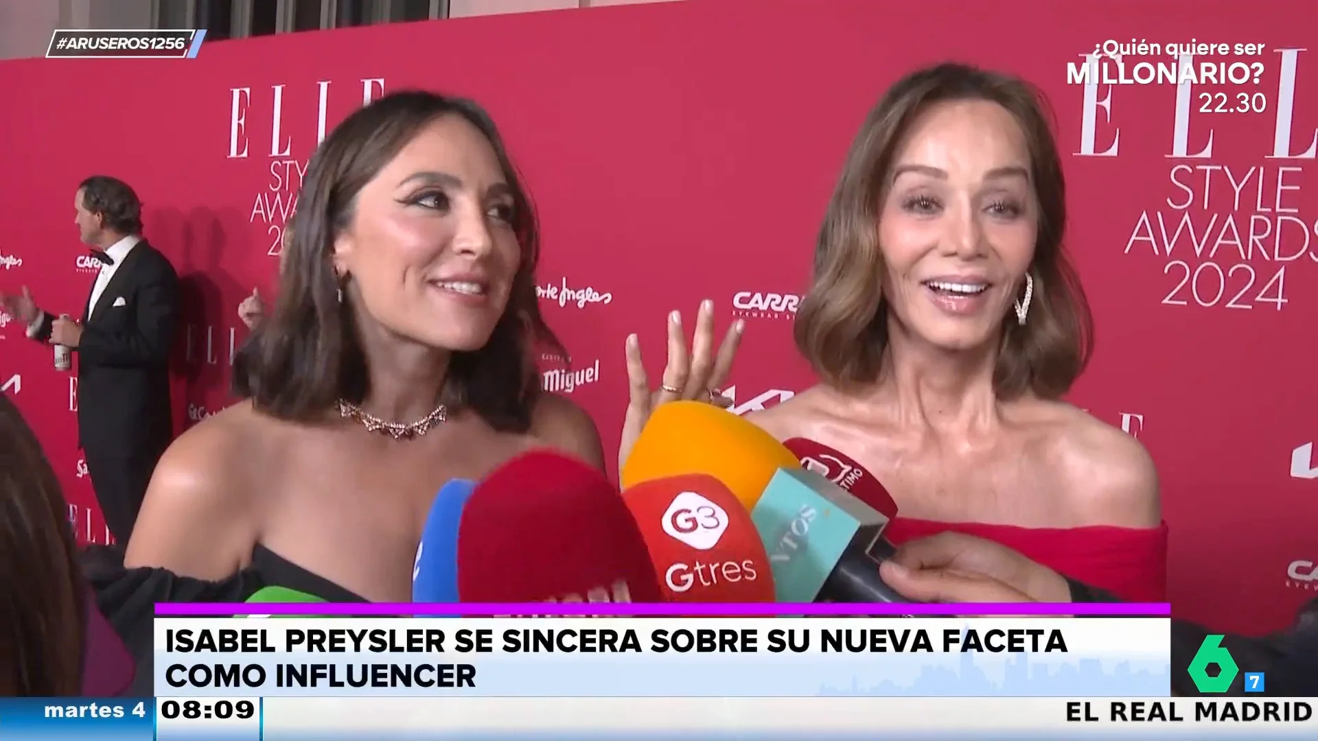 Isabel Preysler desvela delante de Tamara Falcó lo que hay detrás de sus fotos de Instagram: "No me dejan ni comprobarlas"