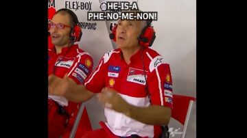 MotoGP rememora uno de los momentos icónicos de Tardozzi alucinando con Márquez en Malasia 2017
